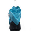 Mode reversible Farben pashmina Schal Lieferanten Paisley Jaquard